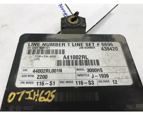 ALLISON 3000 Transmission Control Module (TCM)