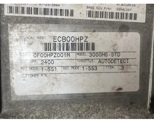 ALLISON 300HS-STD ECM (Transmission)