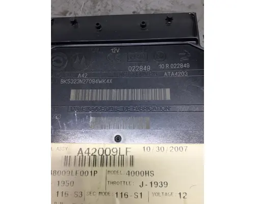 ALLISON 4000HS GEN 4-5 TRANSMISSION CONTROL MODULE (TCM)