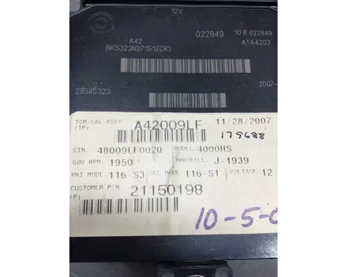 ALLISON 4000HS GEN 4-5 TRANSMISSION CONTROL MODULE (TCM)