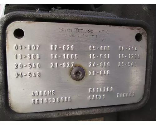 ALLISON 4000HS TRANSMISSION ASSEMBLY