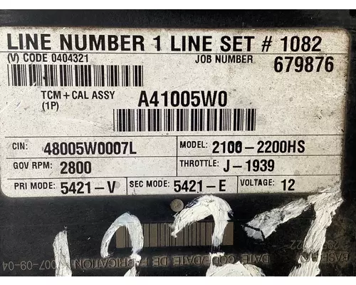 ALLISON 4200 ECM (Transmission)