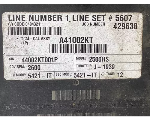 ALLISON 4300 ECM (Transmission)