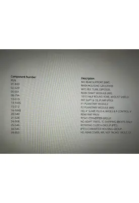 ALLISON 4500 RDS Transmission Assembly