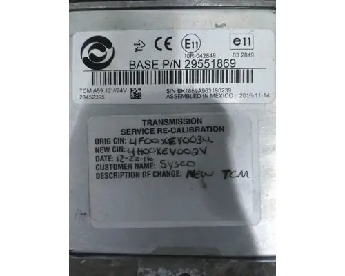 ALLISON 4500HS GEN 4-5 TRANSMISSION CONTROL MODULE (TCM)
