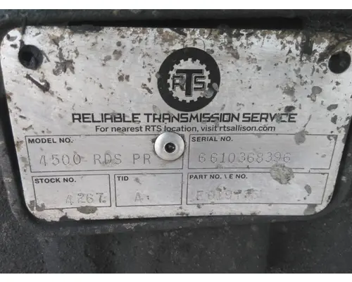 ALLISON 4500RDSPR TRANSMISSION ASSEMBLY