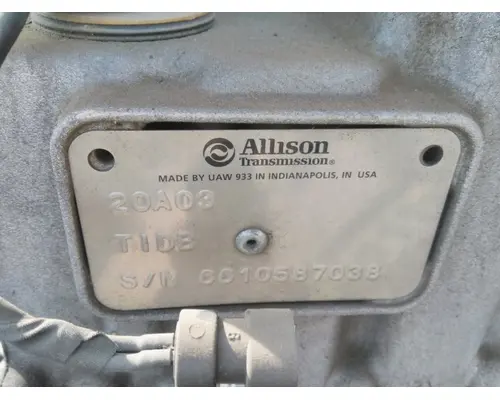 ALLISON 4500RDSP TRANSMISSION ASSEMBLY