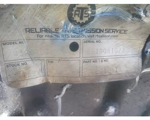 ALLISON 4500RDSP TRANSMISSION ASSEMBLY