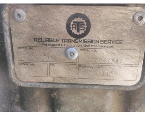 ALLISON 4500RDSP TRANSMISSION ASSEMBLY