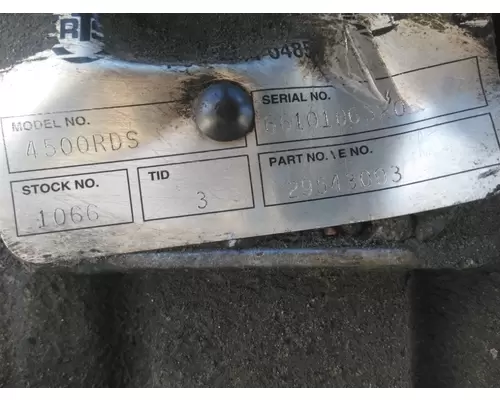 ALLISON 4500RDS TRANSMISSION ASSEMBLY