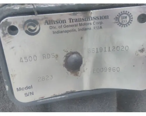 ALLISON 4500RDS TRANSMISSION ASSEMBLY