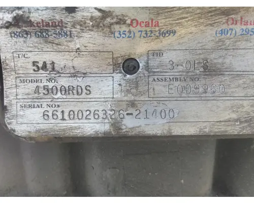 ALLISON 4500RDS TRANSMISSION ASSEMBLY