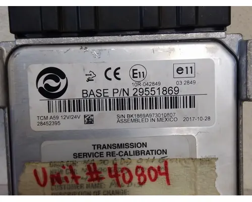 ALLISON 4500RDS TRANSMISSION CONTROL MODULE (TCM)