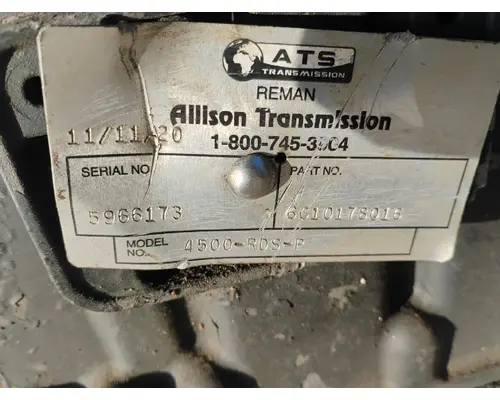 ALLISON 4500RDS Transmission Assembly