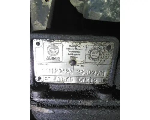 ALLISON AT545 TRANSMISSION ASSEMBLY