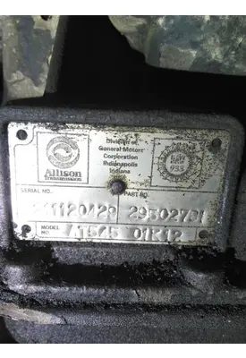 ALLISON AT545 TRANSMISSION ASSEMBLY