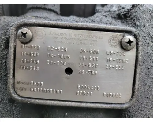 ALLISON B500 TransmissionTransaxle Assembly