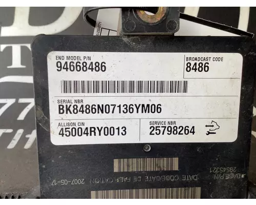 ALLISON C5500 ECM (Transmission)