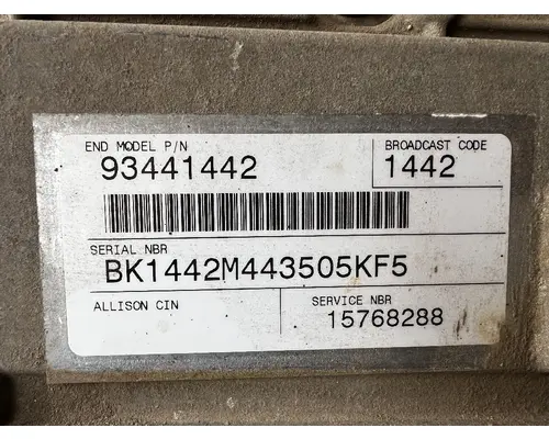 ALLISON C5500 ECM (Transmission)