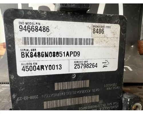 ALLISON C5500 ECM (Transmission)