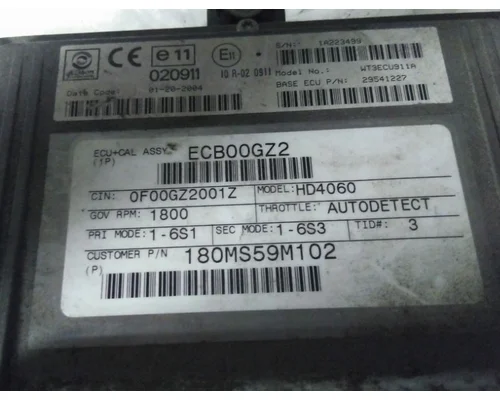 ALLISON HD4060 TRANSMISSION CONTROL MODULE (TCM)