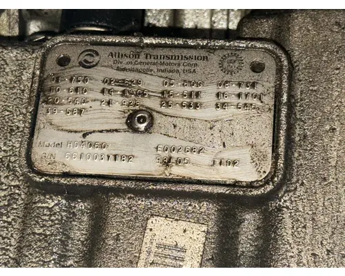 ALLISON HD4060 Transmission