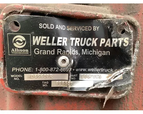 ALLISON HD4560_PR Transmission Assembly