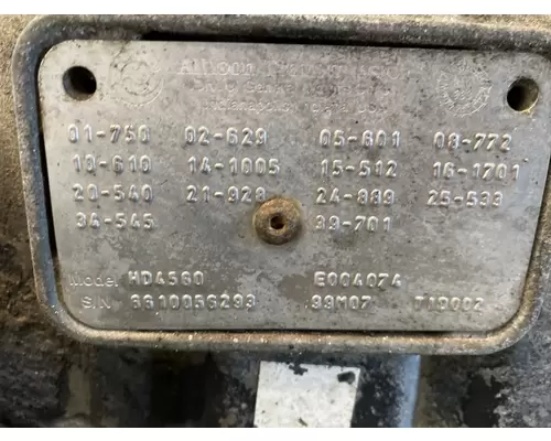 ALLISON HD4560 Transmission Assembly