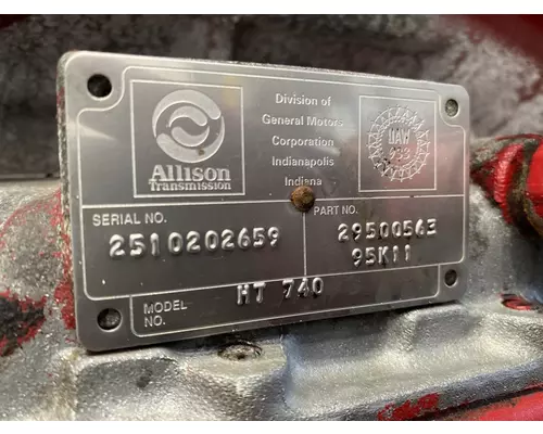 ALLISON HT740 Transmission Assembly