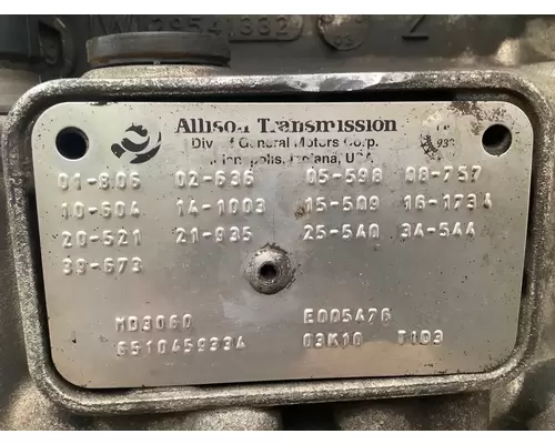 ALLISON MD3060P Transmission Assembly