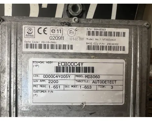 ALLISON MD3060 ECM (Transmission)