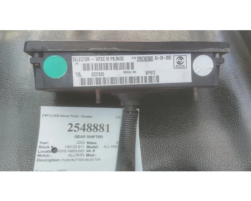ALLISON MD3060 GEAR SHIFTER