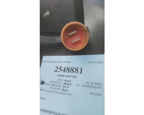 ALLISON MD3060 GEAR SHIFTER
