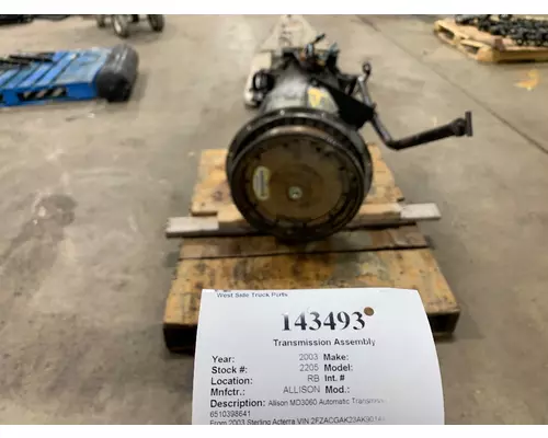 ALLISON MD3060 Transmission Assembly