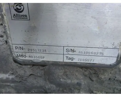ALLISON MD3560P TRANSMISSION ASSEMBLY