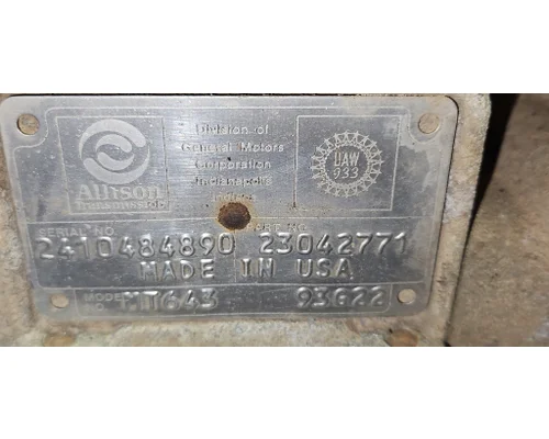 ALLISON MT643 Transmission Assembly