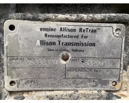 ALLISON MT643 Transmission Assembly