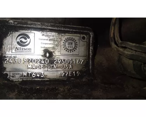 ALLISON MT643 Transmission Assembly