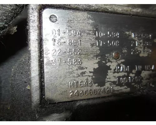 ALLISON MT643 TransmissionTransaxle Assembly