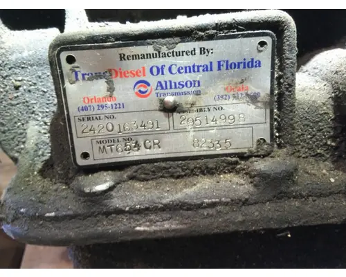 ALLISON MT654 TRANSMISSION ASSEMBLY