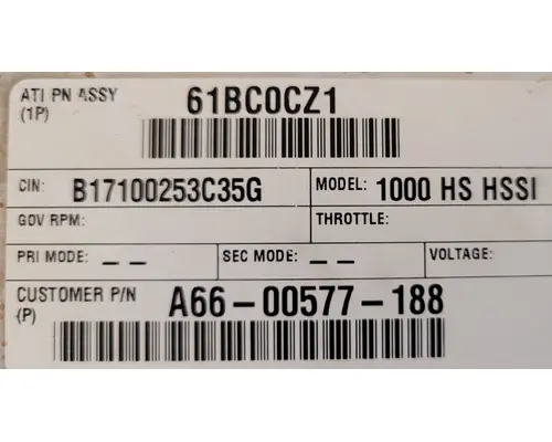 ALLISON Other Transmission ECMs