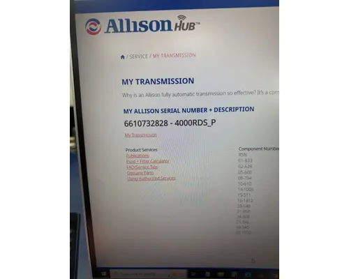 ALLISON T880 Transmission