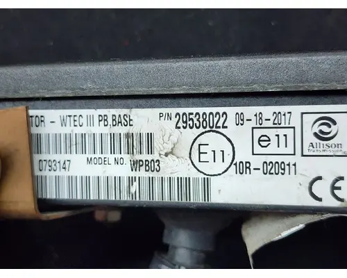 ALLISON  Automatic Transmission Parts, Misc.