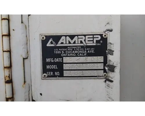 AMREP AMHASLTPO-19 TRUCK BODIES, PACKER BODY