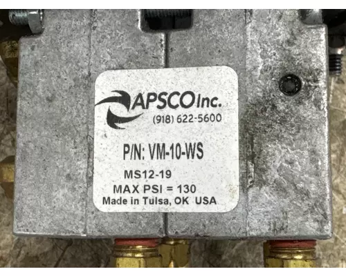 APSCO VM-10-WS Miscellaneous Parts