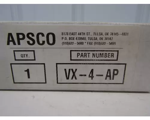 APSCO VX-4-AP Air Brake Components