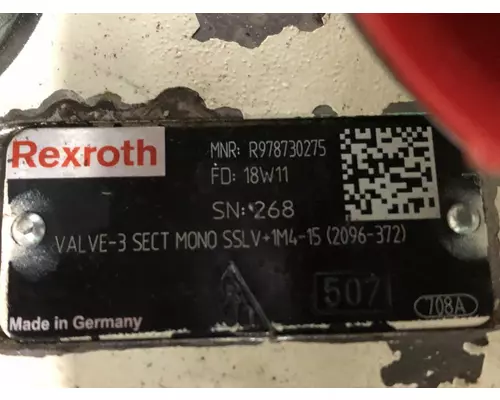 ASV RT120 FORESTRY Equip Hydraulic Valve