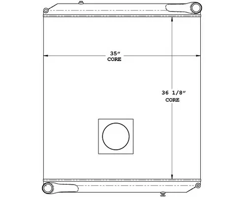 AUTOCAR ACXXPEDITOR RADIATOR ASSEMBLY