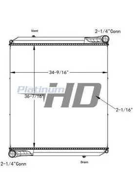 AUTOCAR ACXXPEDITOR RADIATOR ASSEMBLY