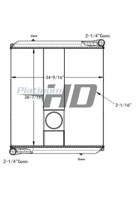 AUTOCAR ACXXPEDITOR RADIATOR ASSEMBLY